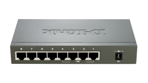 D-Link 8-port 10/100 Desktop Switch with 4 PoE Ports