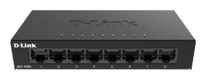 D-link 8-Port Gigabit Ethernet Metal Housing Unmanaged Light Switch without IGMP