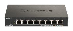 D-link 8-Port PoE Gigabit Smart Managed Switch
- 8-Port 1000BaseTX Auto-Negotiat