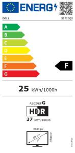 Dell 27 Plus 4K Monitor S2725QS 2xHDMI, DP (3840 x 2160)