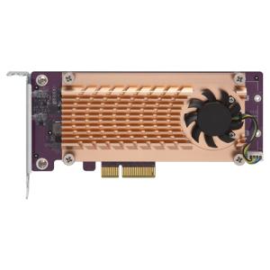 Dual M.2 22110/2280 PCIe SSD expansion card (PCIe Gen2 x4), Low-profile bracket