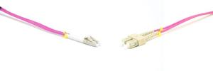 Duplex patch kábel  2 x SC/UPC + 2 x LC/UPC csatlakozóval, 3mm duplex core 50/12