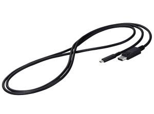 EIZO CP200-BK USB-C to DisplayPort signal cable, 2 meter, black, fekete