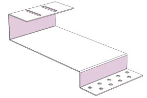 ENERACK Lemez kampó hódfarkú cseréphez 15cm széles 2mm vastag