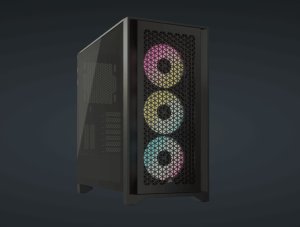 FRAME 4000D RS Wood Mid-Tower, Black/Walnut