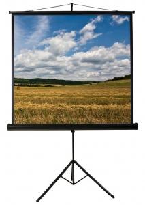 Funscreen Tripod hordozható vetítővászon, 1:1, 125x125 cm