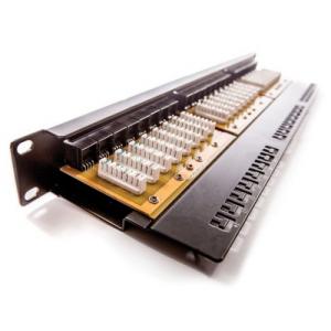 Giga+ KOMPAKT Cat.6 HD Patch panel 0,5U  24xRJ45/s