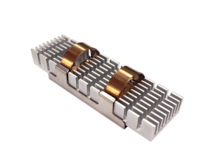 Heatsink for M.2 SSD module;68*19.8*1MM;Dark Green; 2PCS