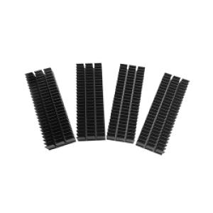 Heatsink for M.2 SSD module; 68*21*10.5 MM; Silver metal; 4PCS.
