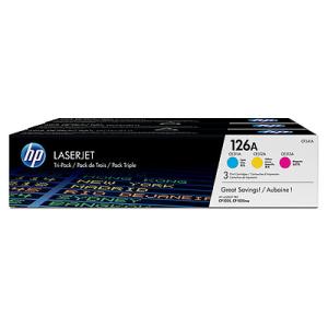 HP LaserJet 126A 3 darabos ciánkék/bíbor/sárga tonerkazetták