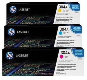 HP LaserJet 304A 3 darabos ciánkék/bíbor/sárga tonerkazetták