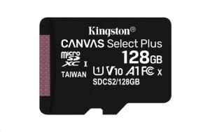 Kingston 128GB microSD Canvas Select Plus (SDXC Class 10 A1) (SDCS2/128GBSP) mem