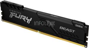 Kingston 16GB/2666MHz DDR4 1Gx8 FURY Beast Black (KF426C16BB1/16) RAM