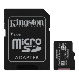 Kingston 32GB microSD Canvas Select Plus (SDHC Class 10 A1) (SDCS2/32GB) memória