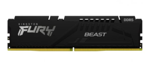 Kingston DDR5 16GB  6000MHz CL30 FURY Beast Black XMP DIMM memória (KF560C30BB-1