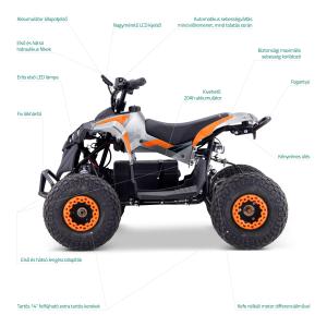 LAMAX eFalcon ATV50M Orange 1200W Elektromos gyerek quad