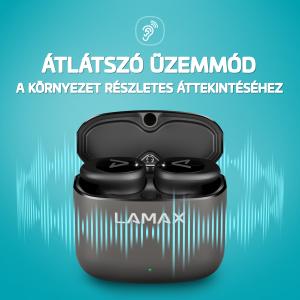 LAMAX SteelDots3 ANC Fém tokos fülhallgató