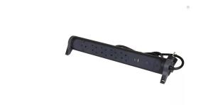 Legrand Elosztósor Premium 5x2P+F, túlfesz, USB-A + USB-C, 1,5 m, fekete