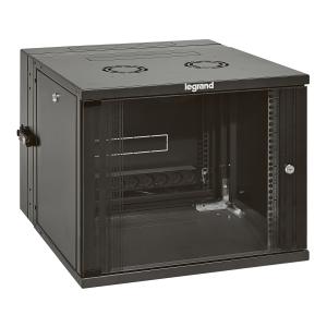 LEGRAND fali rack szekrény 19'' 21U MAG: 1022 SZÉL: 600 MÉLY: 610 antracit kétré
