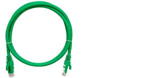 LEGRAND patch kábel RJ45-RJ45 Cat6 árnyékolt (F/UTP) LSZH (LSOH) 2 méter zöld d: