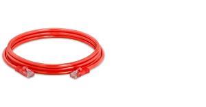 LEGRAND patch kábel RJ45-RJ45 Cat6 árnyékolt (F/UTP) LSZH (LSOH) 5 méter piros d