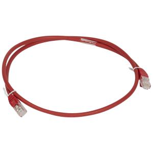 LEGRAND patch kábel RJ45-RJ45 Cat6A árnyékolt (S/FTP) LSZH (LSOH) 1 méter piros