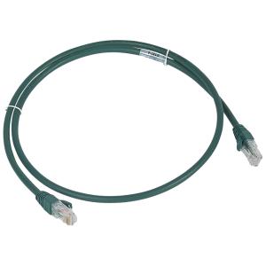 LEGRAND patch kábel RJ45-RJ45 Cat6A árnyékolt (S/FTP) LSZH (LSOH) 2 méter zöld d