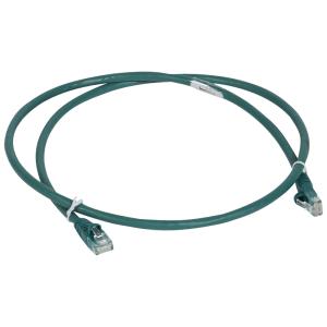 LEGRAND patch kábel RJ45-RJ45 Cat6A árnyékolt (S/FTP) LSZH (LSOH) 5 méter zöld d