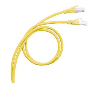 LEGRAND patch kábel RJ45-RJ45 Cat6A árnyékolt (S/FTP) PVC 3 méter sárga d: 6,2mm