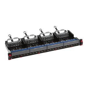 LEGRAND patch panel 19''-1U 24xRJ45 Cat6 árnyékolt (STP) 6xRJ45 kazettás/LCS3 gy