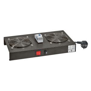 LEGRAND tetőventilátor+termosztát készlet 2 ventillátoros fali szekrényhez 160m3