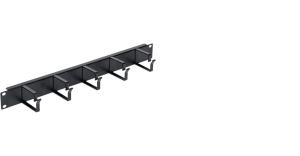 LEGRAND vizszintes rendezők 1U-19" 5 x aluminium gyűrűs csavaros rögzítés vízszi
