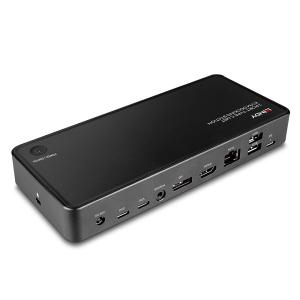 LINDY 2 Port Type C MST KVM dokkoló állomás