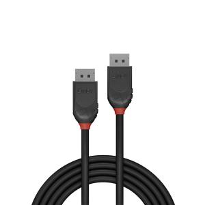 LINDY 3m DisplayPort 1.2 kábel, Black Line