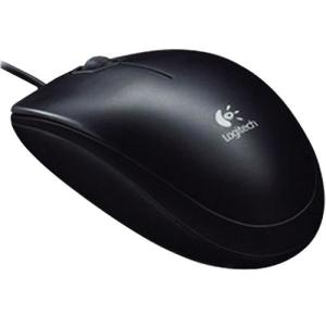 Logitech B100 optikai egér fekete USB OEM /910-003357/