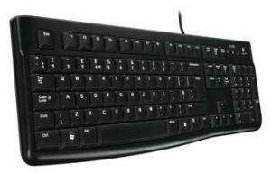 Logitech K120 USB billentyűzet Black HU