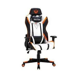 Meetion MT-CHR15 gamer szék black+white+orange