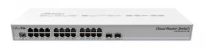 MikroTik Cloud Router Switch 326-24G-2S+RM with 800 MHz CPU, 512MB RAM, 24xGigab