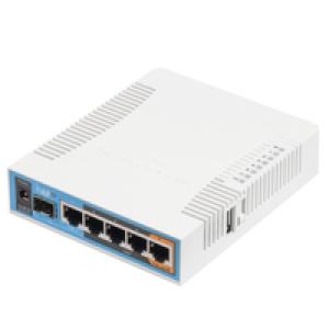 MikroTik hAP ac  with 720MHz CPU, 128MB RAM, 5x Gigabit LAN, built-in 2.4Ghz 802