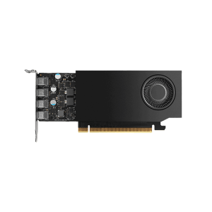 NVIDIA RTX A400 ATX I/O bracket attached + LP I/O bracket loose, Mini DP to DP d