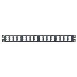 Panduit 32 portos UTP patch panel (üres, Mini-Com modulokat fogad)