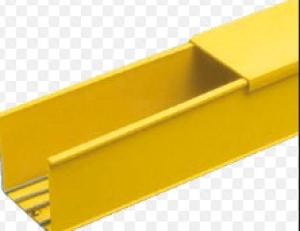 Panduit Channel, Solid Wall and Cover, No Mtg. Holes, (100mm x 100mm) 2m, Fiber-