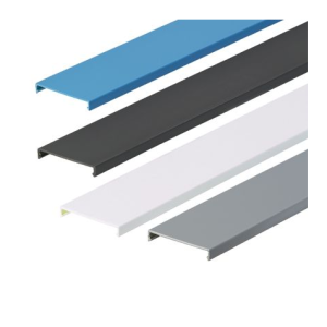 PANDUIT, COVER FOR CABLE DUCT, PVC, BLUE, C4IB6