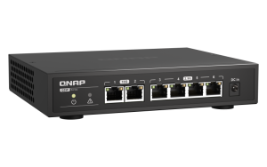 QSW-2104-2T, 2 ports 10GbE RJ45, 5 ports 2.5GbE RJ45, unmanaged switch