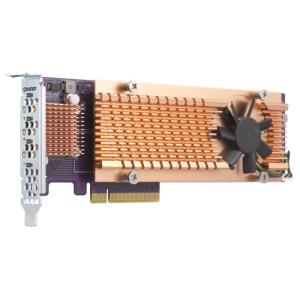 Quad M.2 PCIe SSD expansion card; supports up to four M.2 2280 formfactor M.2 PC