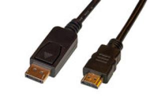 Rainbow DisplayPort-HDMI, 7m, aranyozott