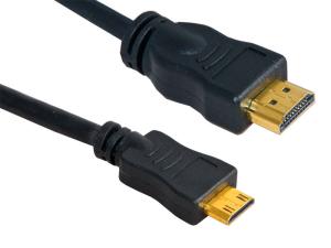 Rainbow HDMI-mini HDMI, 1,8m, aranyozott