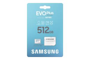 Samsung EVO PLUS (Blue Wave) 512GB CL10 memóriakártya