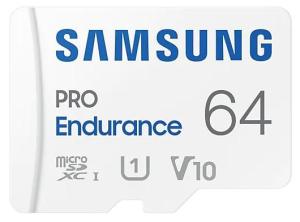 Samsung Pro Endurance 64GB microSD (MB-MJ64KA/EU) memóriakártya adapterrel