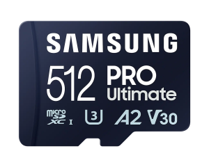 Samsung Pro Ultimate 512GB microSD (MB-MY512SB/WW) memóriakártya kártyaolvasóval